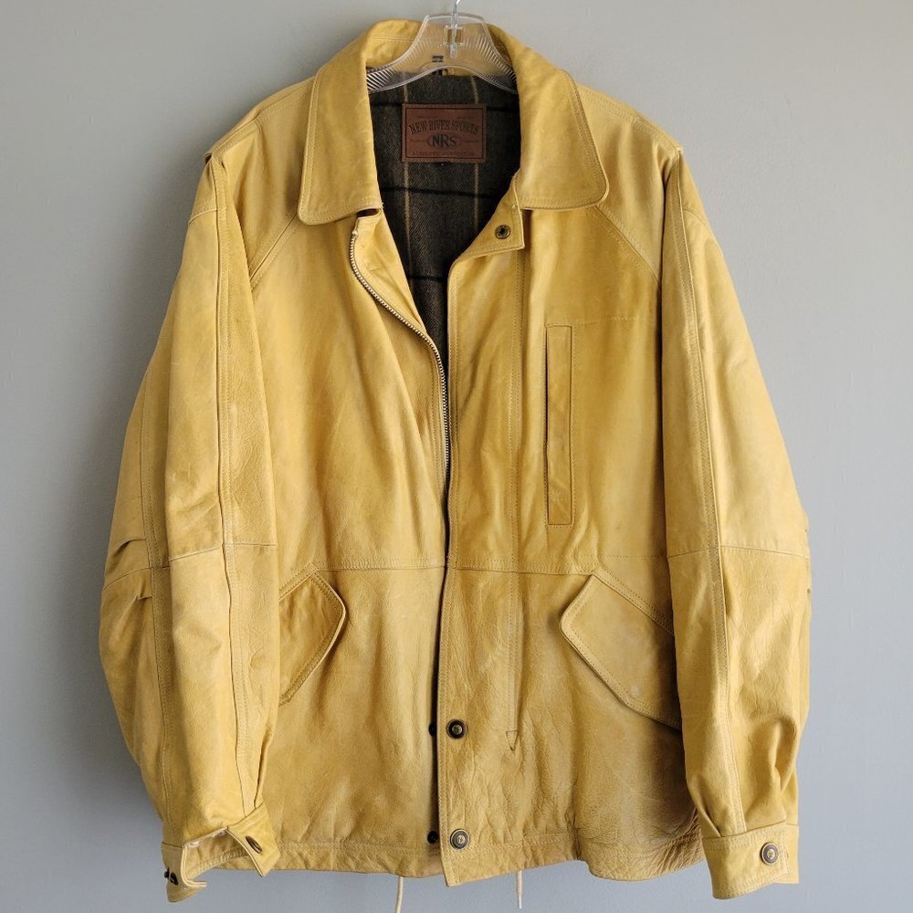 New River Sports Vintage Leather Jacket